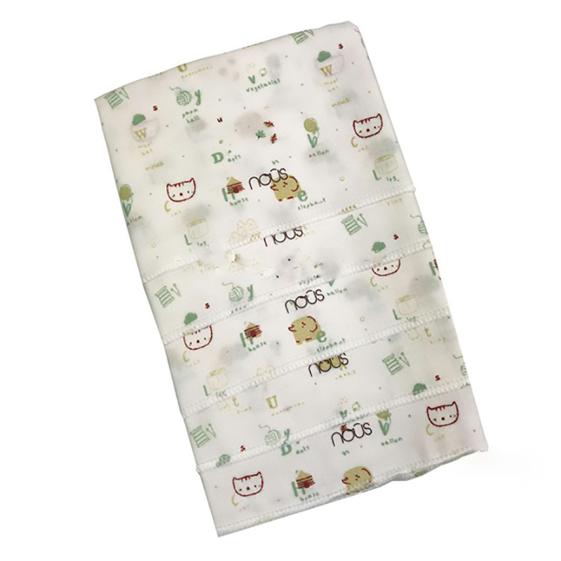 Set 5 khăn sữa Nous chó mèo xanh