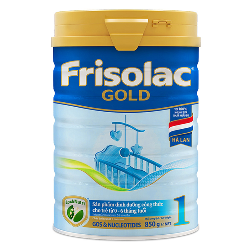 Sữa bột Frisolac Gold 1 850g (0-6 Tháng)