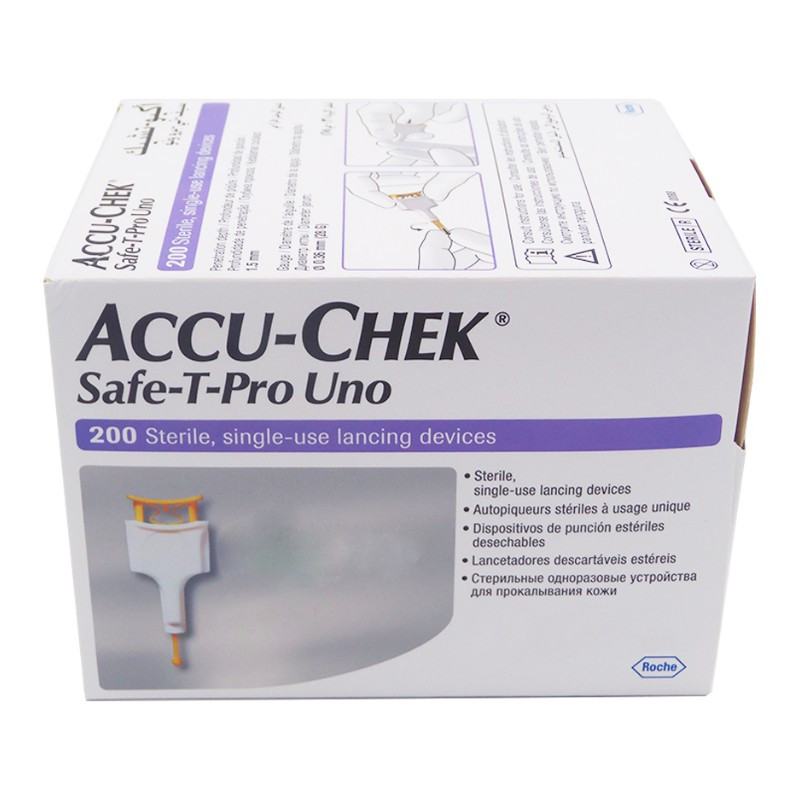 Thiết Bị Lấy Máu Có Kim Accu-Chek Safety Pro Uno