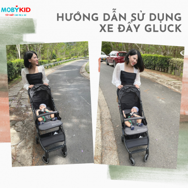 Hướng dẫn lắp và sử dụng xe đẩy em bé Gluck Baby nhanh và an toàn