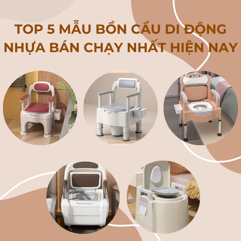 Top 5 Mẫu Bồn Cầu Di Động Nhựa Bán Chạy Nhất Hiện Nay