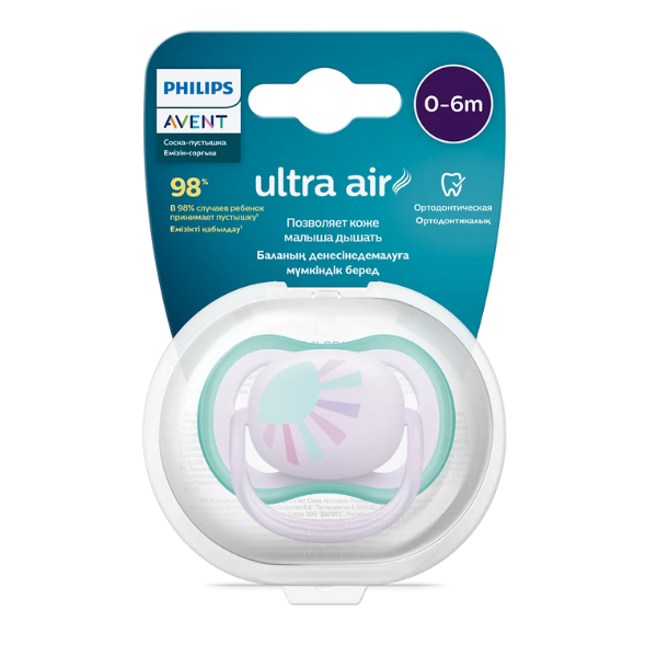 Ty Ngậm Thoáng Khí Siêu Mềm Philips Avent Cho Bé 0-6 Tháng Tuổi