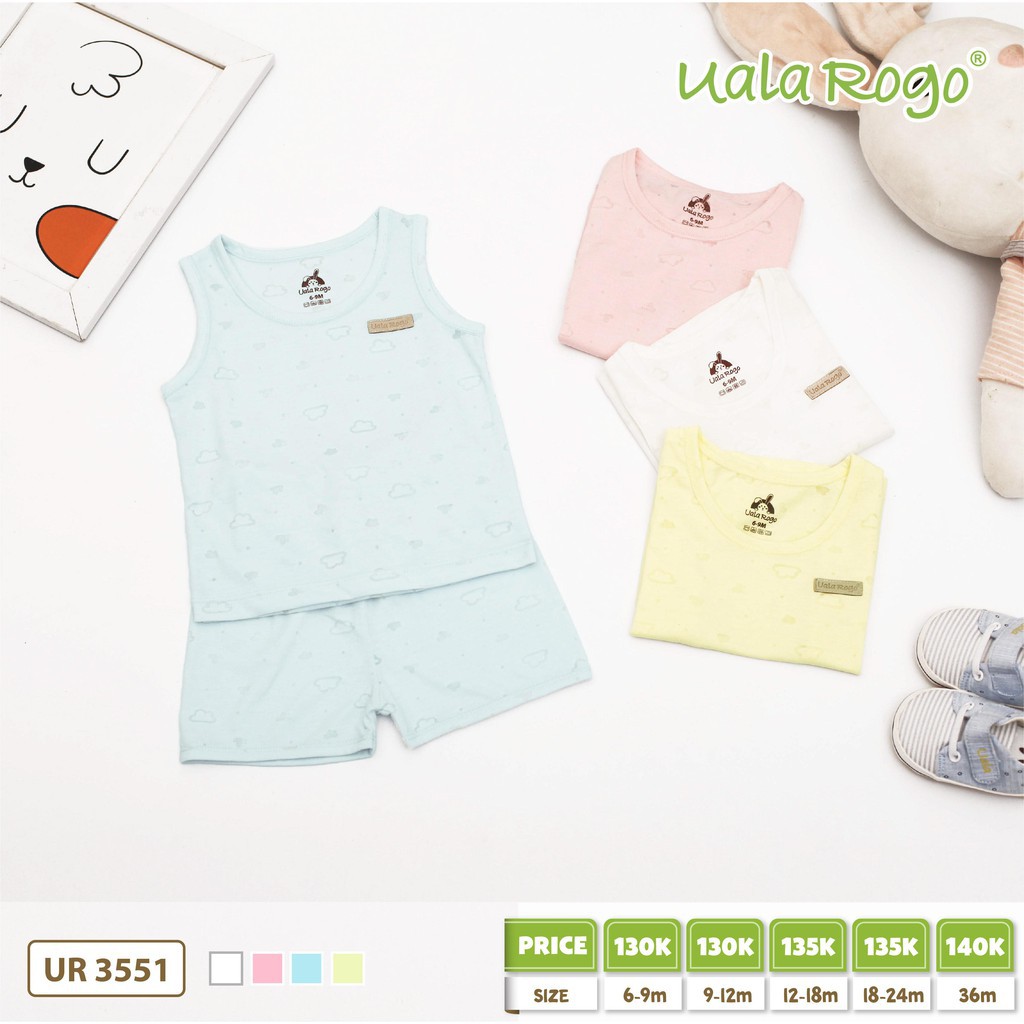 UR3551.1 - Set sát nách cho bé - Màu xanh