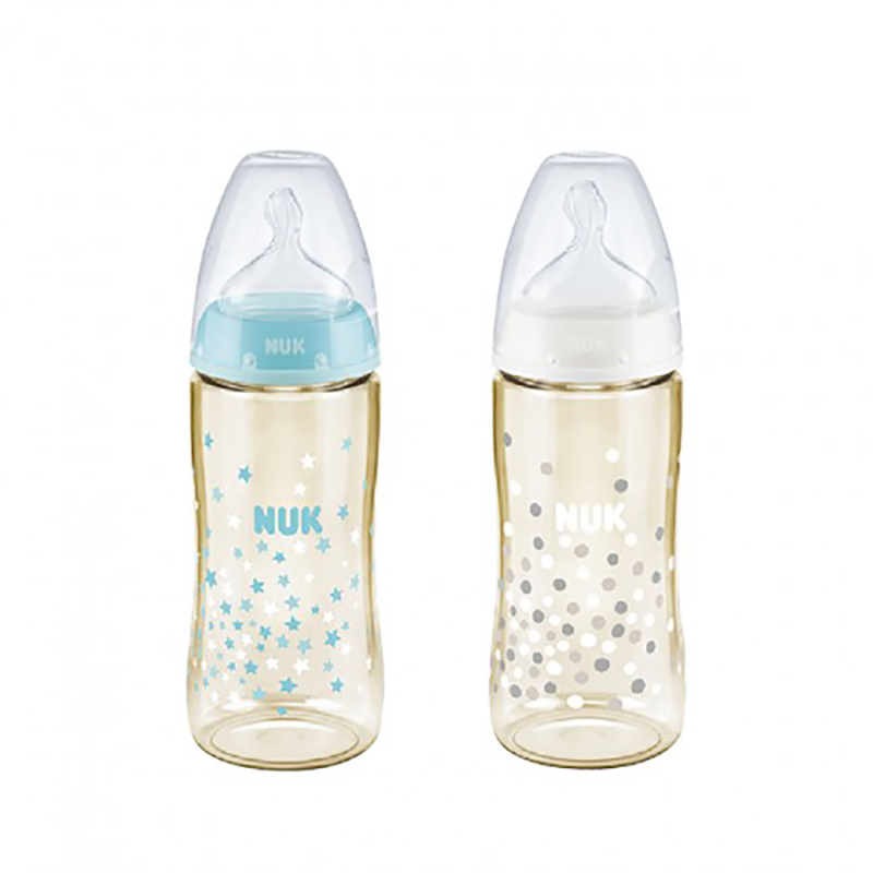 Bình sữa NUK Premium Choice+ Nhựa PPSU 300ML núm ti S1-M