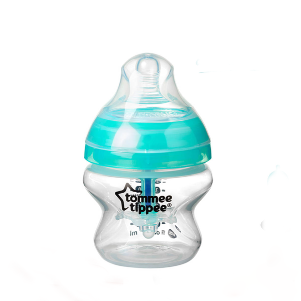 Bình Sữa Siêu Chống Đầy Hơi Kèm Báo Nhiệt Tommee Tippee Advanced Anti-Colic 150ml, Núm Ty Đi Kèm 0-3 Tháng