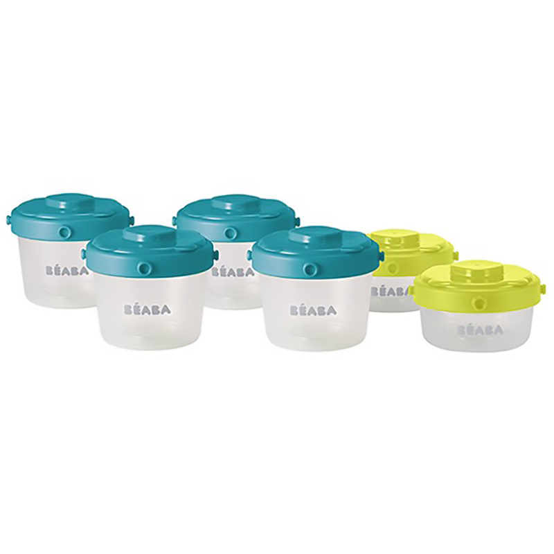 Bộ 6 Hộp Chia Thức Ăn 60-120ml Béaba