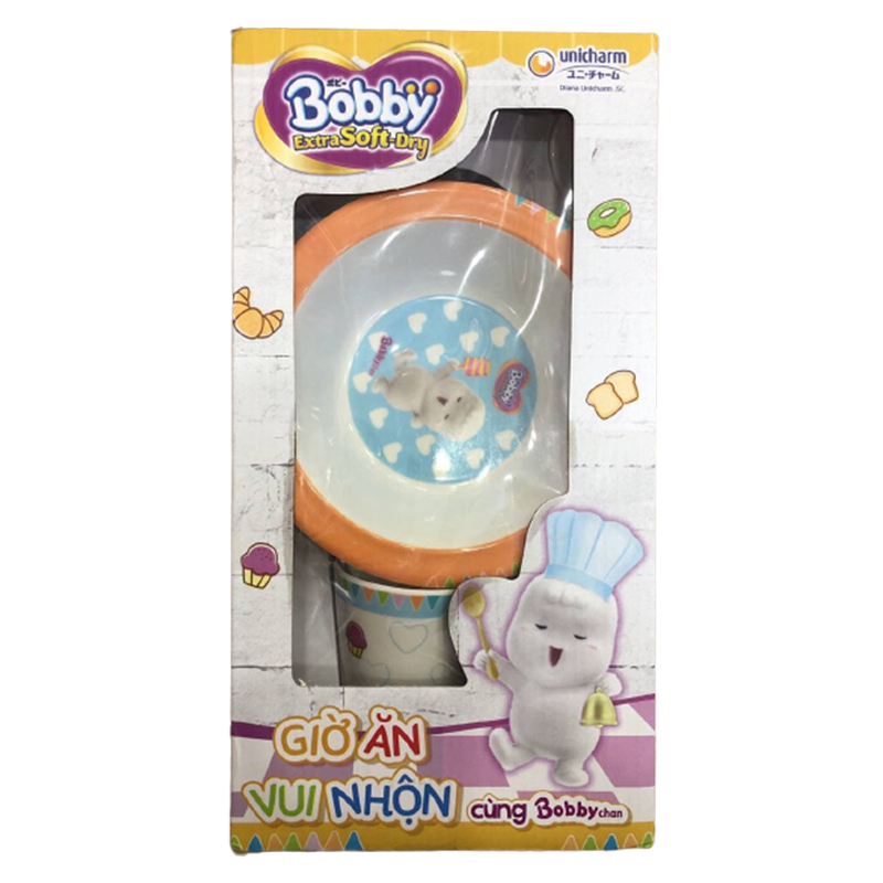 Bộ bát ăn dặm quà tặng Bobby