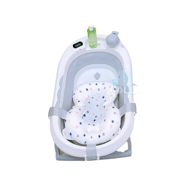 Chậu Tắm kèm Phao Gấp Gọn Holla HL-03204 Màu Xám
