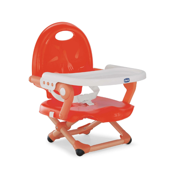Ghế Ăn Dặm Gấp Gọn Chicco Pocket Snack -  Màu Đỏ Cam