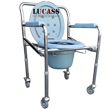 Ghế Bô Vệ Sinh Có Bánh Xe Lucass G96 (G-696)
