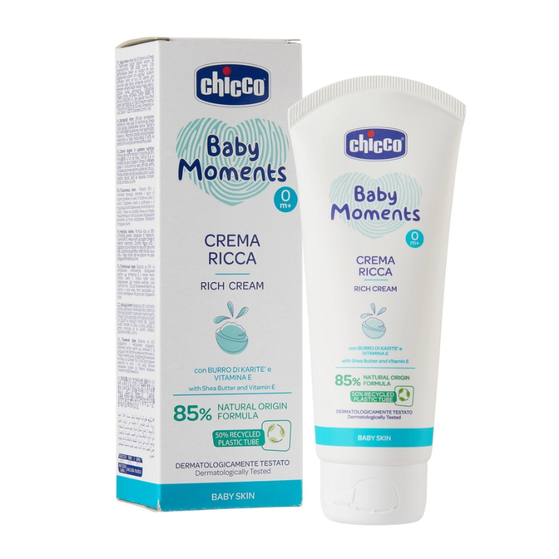 Kem Dưỡng Ẩm Chứa Omega Và Vitamil E Chicco 100ml (Từ Sơ Sinh)