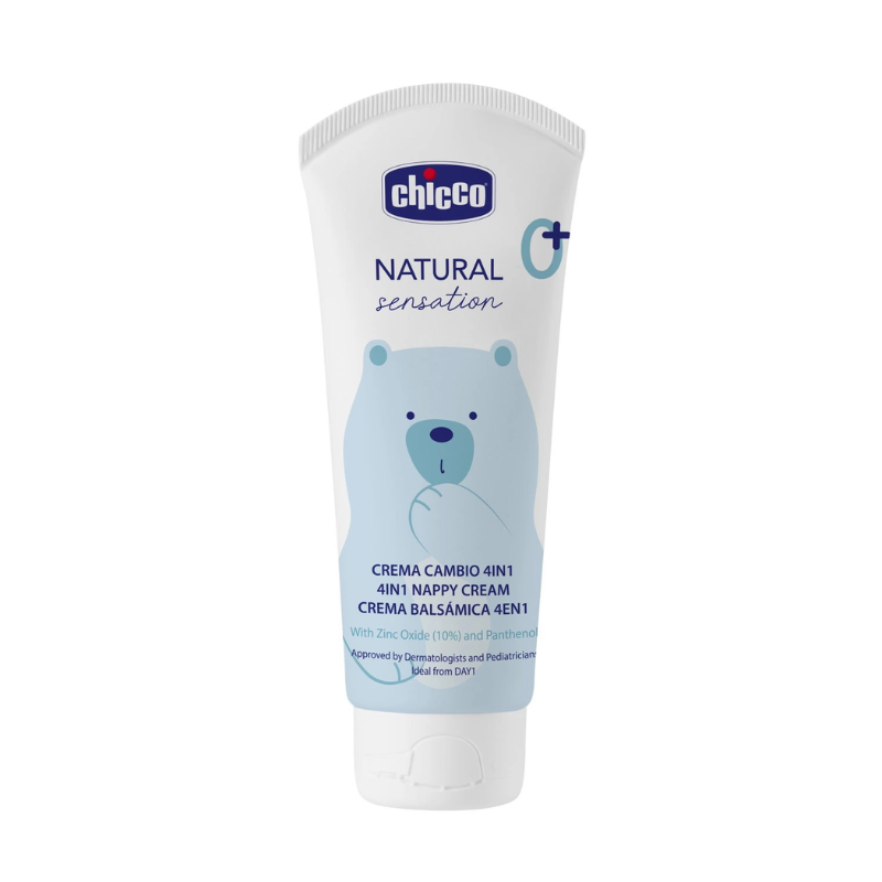 Kem Hăm 4in1 Chứa Kẽm Oxide Và Panthenol Chicco Natural Sensation 0M+ 100ml