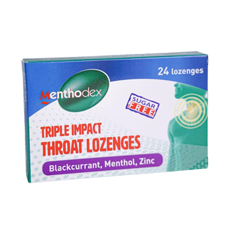 Kẹo Ngậm Giảm Ho Menthodex - Lý Chua Đen, Menthol, Kẽm
