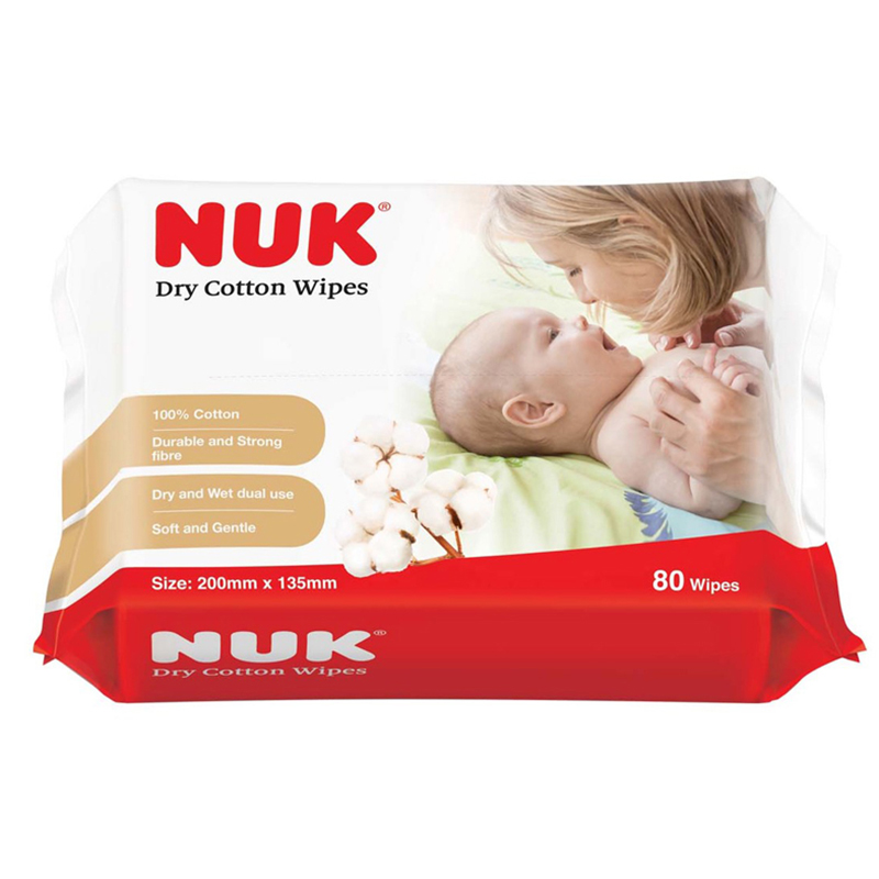 Khăn vải khô đa năng NUK 80 miếng