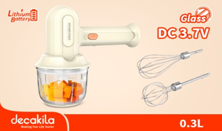 Máy Đánh Trứng Cầm Tay Dùng Pin Decakila KMMX019E