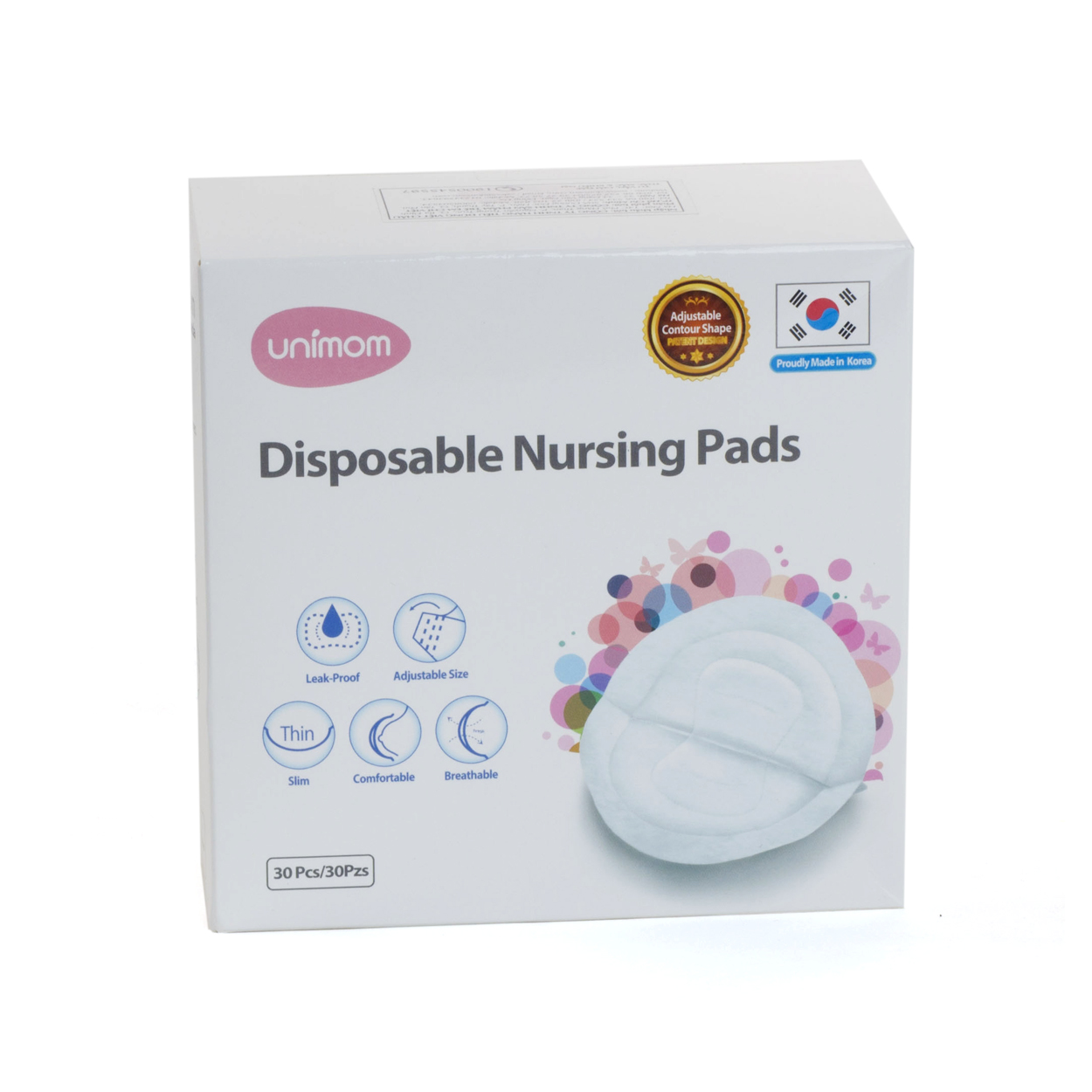 Miếng lót thấm sữa Unimom (30 miếng, UM870411)