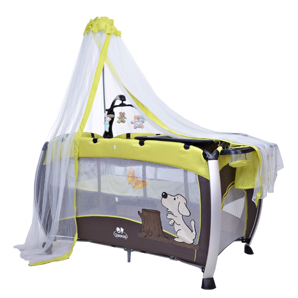 Nôi cũi dù ZARACOS JELLY 6046 – YELLOW