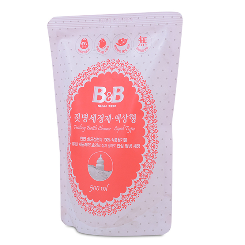 Nước Rửa Bình Sữa B&B - Túi 500ml