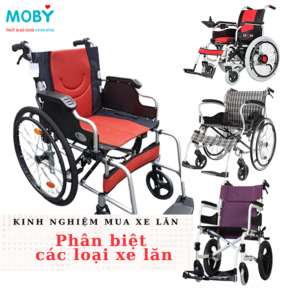 Phân Biệt Các Loại Xe Lăn Trên Thị Trường Hiện Nay