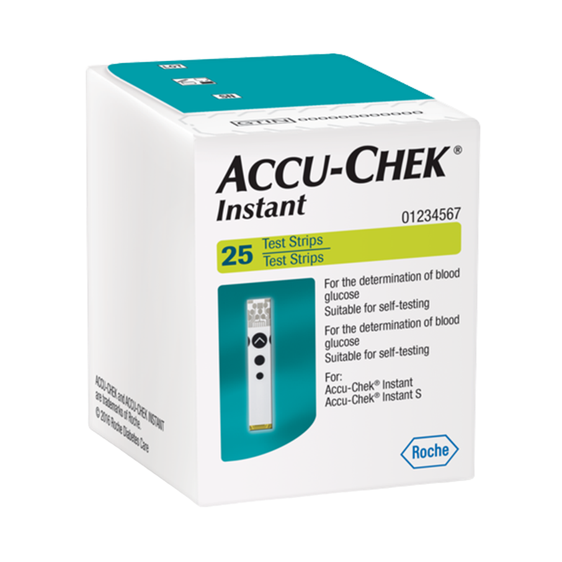 Que Thử Đường Huyết Accu-Chek Instant (25 Que)