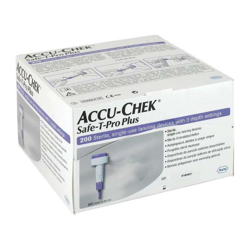 Thiết Bị Lấy Máu Có Kim Accu-Chek Safety Pro Plus