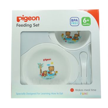 Combo Muỗng & Bát Ăn Dặm Pigeon