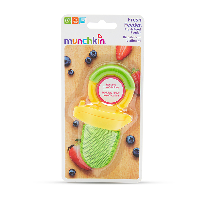 Túi ăn chống hóc Munchkin màu xanh lá
