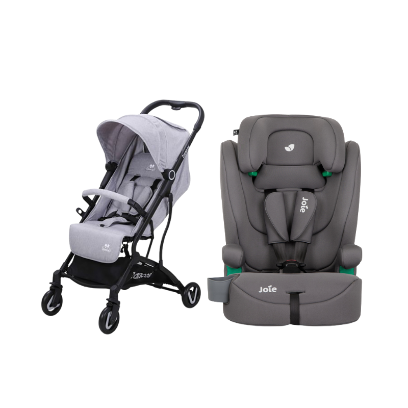 Xe đẩy cho bé Zaracos NORIO 9026 + Ghế Ngồi Ô Tô Trẻ Em Joie Elevate R129 Thunder