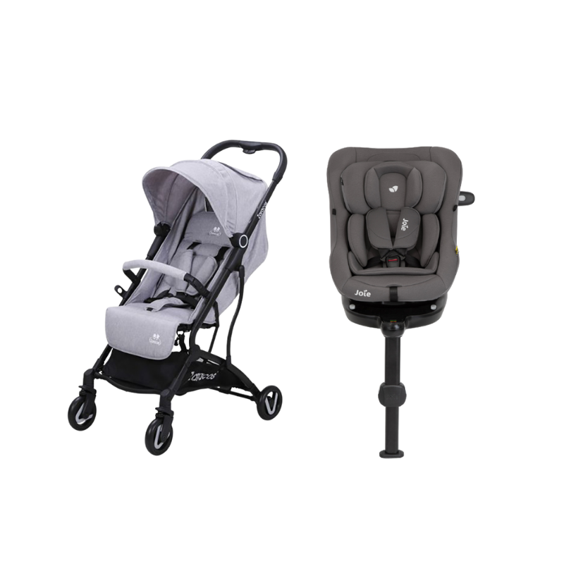 Xe đẩy cho bé Zaracos NORIO 9026 + Ghế Ngồi Ô Tô Trẻ Em Joie I-Pivot 360 Thunder