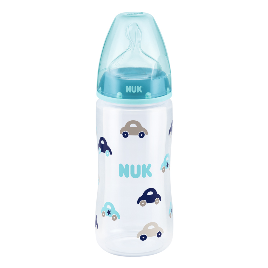 Bình Sữa Silicone NUK 741541 - Trắng (300ml)