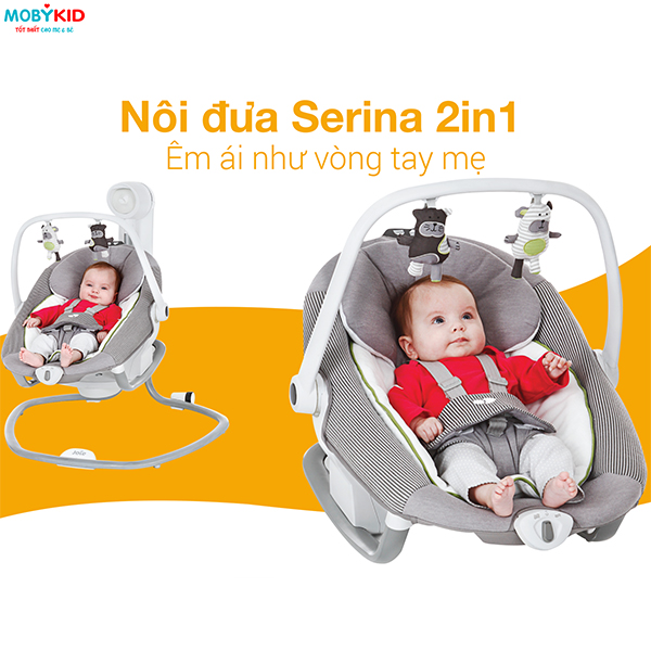 Các bà mẹ UK nói gì về chiếc nôi em bé Joie Serina 2in1