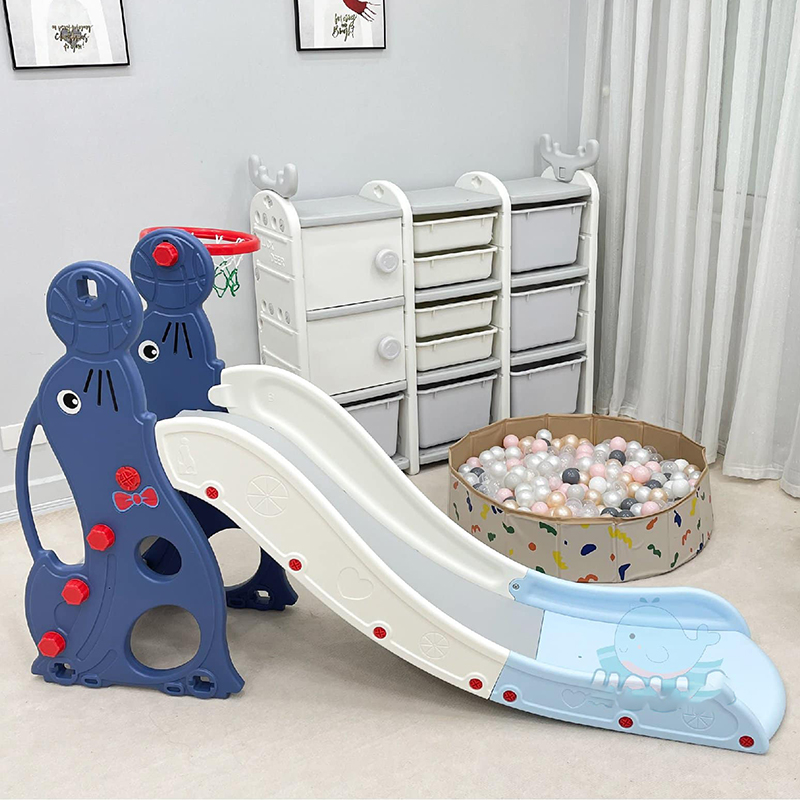 Cầu trượt đơn hải cẩu Holla màu dương HL-10149