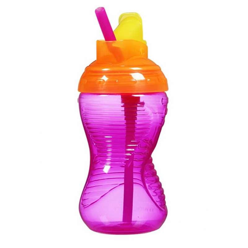 Cốc ống hút MG có nắp Munchkin 296ml màu tím
