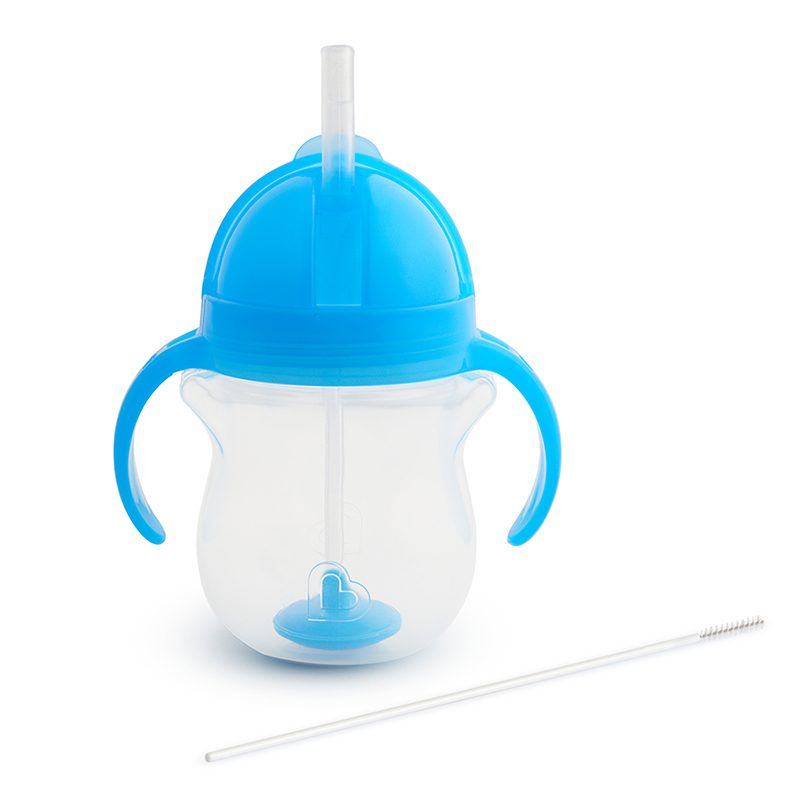 Cốc ống hút mọi tư thế Munchkin 207ml màu xanh dương