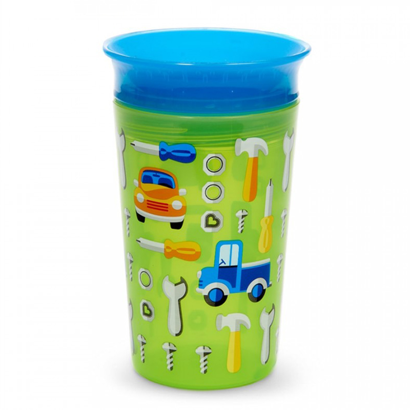 Cốc tập uống deco 360 độ Munchkin 266ml màu xanh