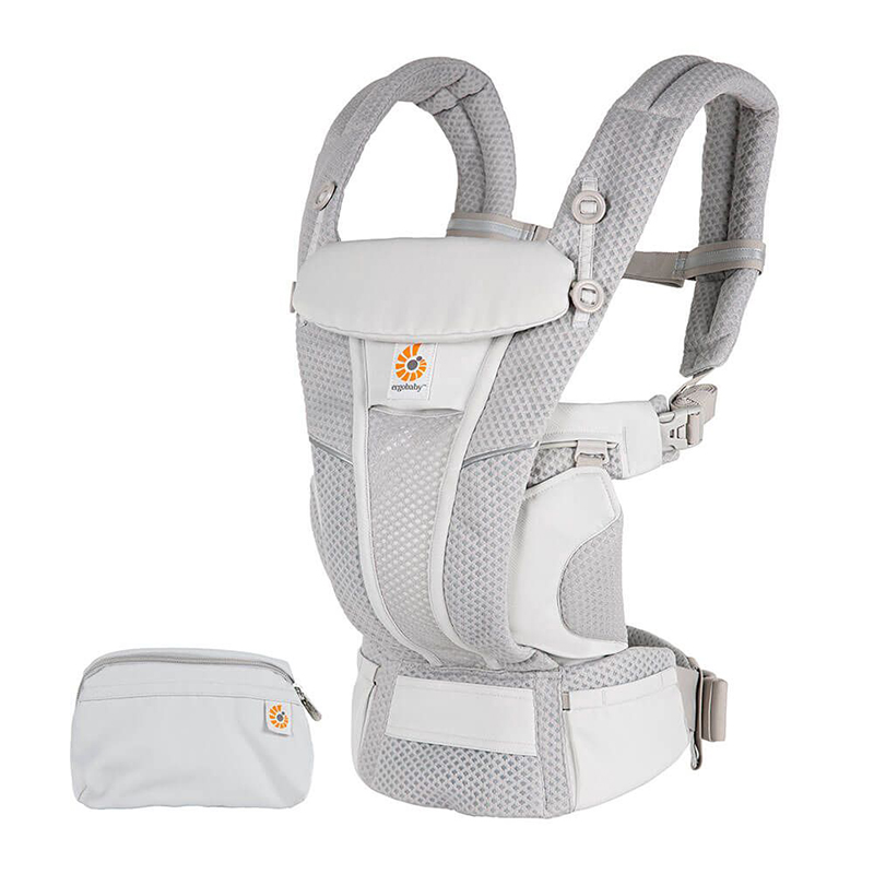 Địu cho bé Ergobaby Omni Breeze – Pearl Grey