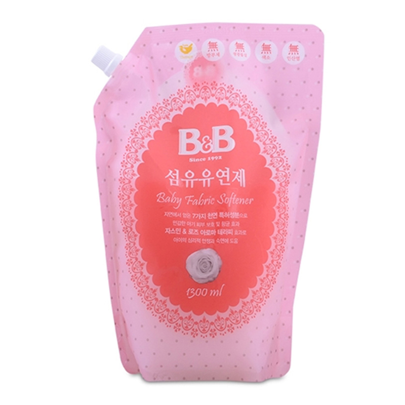 Gói nước giặt quần áo dành cho em bé B&B 1300ml