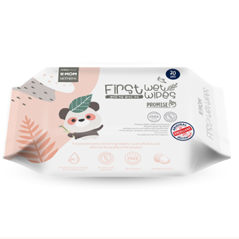 Khăn ướt cao cấp K-Mom Hàn Quốc (70C - màu hồng)