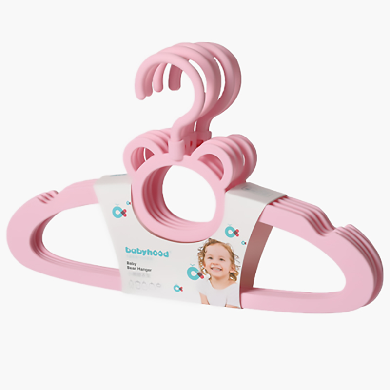 Móc treo quần áo trẻ em Babyhood màu hồng