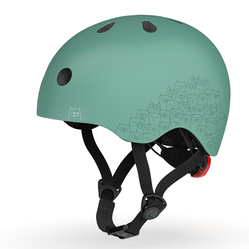 Mũ bảo hiểm phản quang trẻ em Scoot and Ride size XXS (Forest)