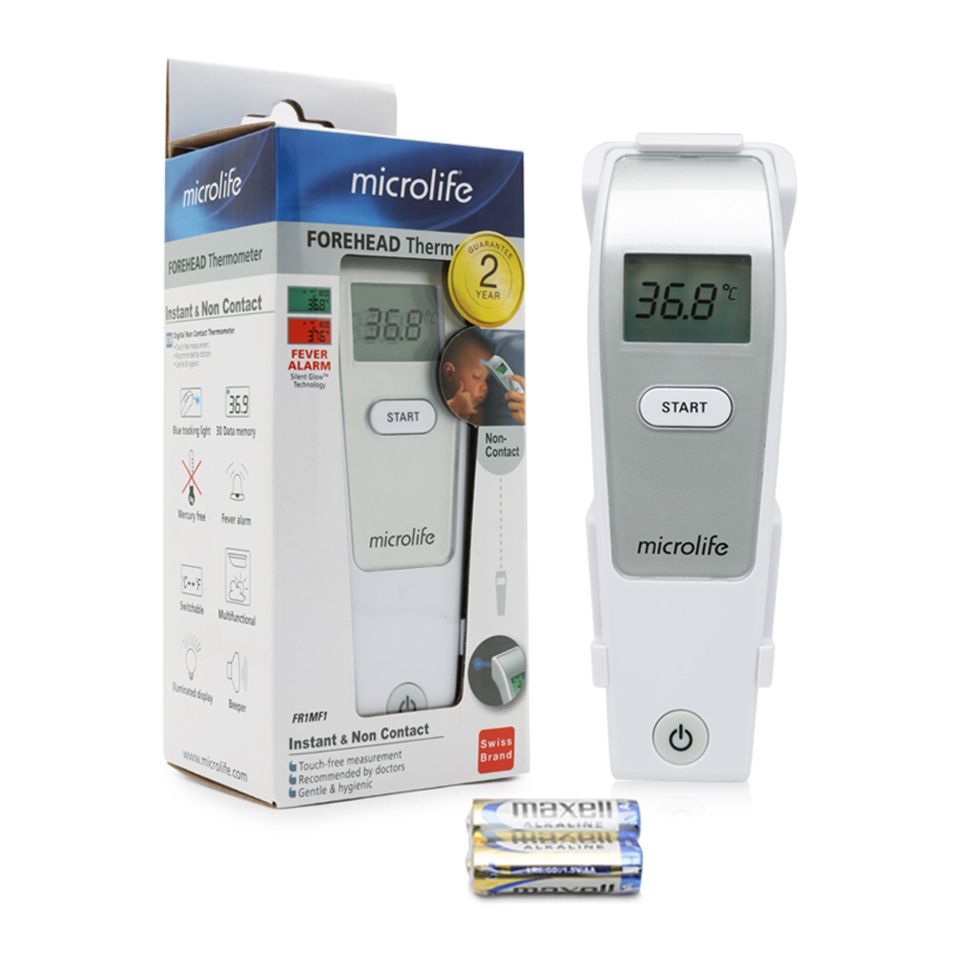 Nhiệt Kế Hồng Ngoại Đo Trán Microlife FR1MF1