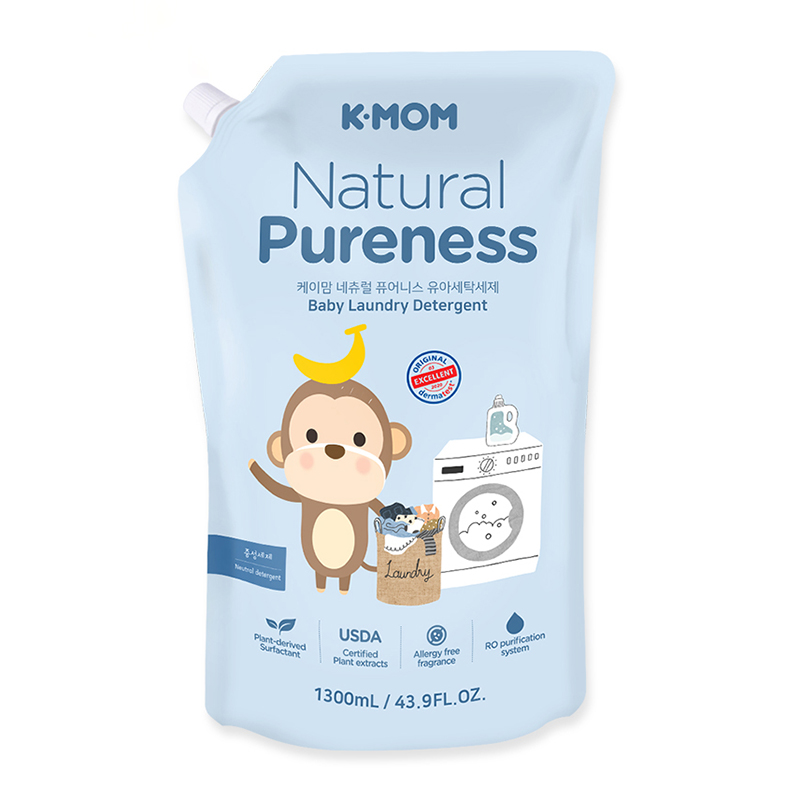 Nước giặt hữu cơ K-Mom Hàn Quốc dạng túi (1300ml)