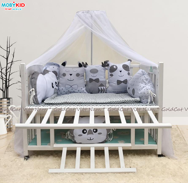 [Review] Cũi gỗ GoldCat có tốt không cho những mẹ đang tìm hiểu mua cũi cho bé