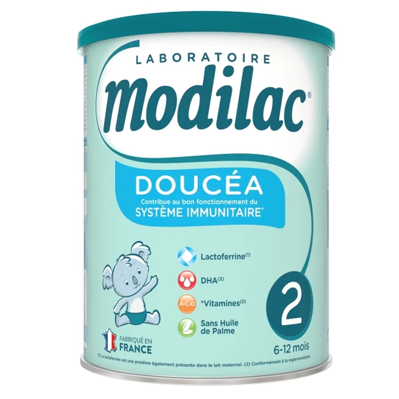 Sữa Modilac Doucéa số 2 Pháp 800g (6-12 tháng)