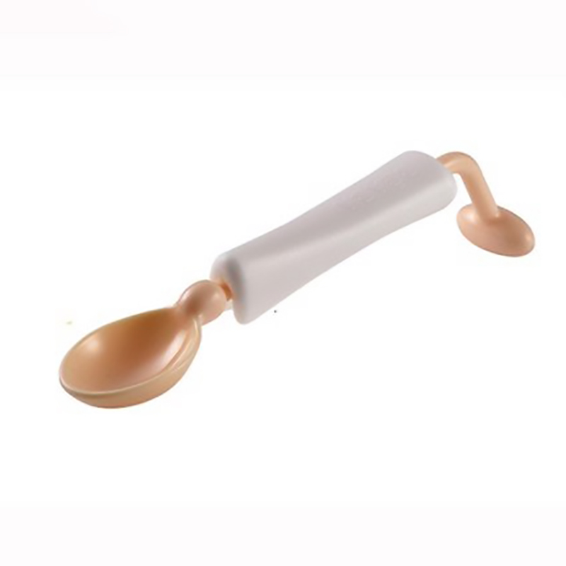 Thìa Xoay 360 Độ Không Đổ Béaba Hồng Gold