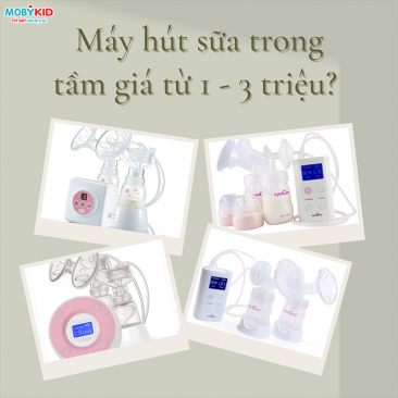 Trong tầm giá từ 1 - 3 triệu thì mẹ nên mua máy hút sữa loại nào hút sữa tốt và hiệu quả?
