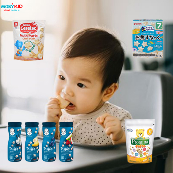 Top 4 thương hiệu bánh ăn dặm uy tín được nhiều mẹ tin dùng hiện nay
