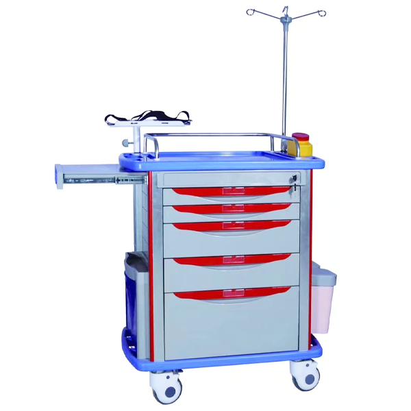 Tủ Xe Đẩy Dụng Cụ Cấp Cứu Tajermy TJM-TC02