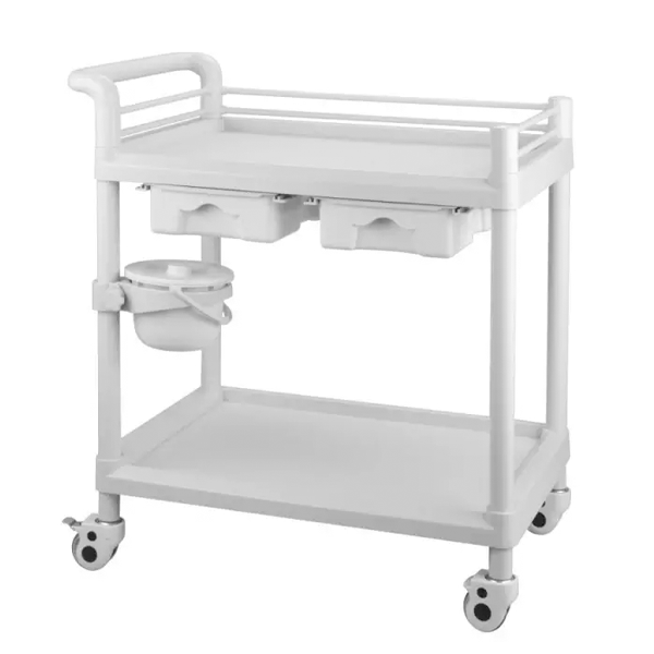 Xe Đẩy Dụng Cụ Y Tế Tajermy TJM-DC02 Có Hộc Size M