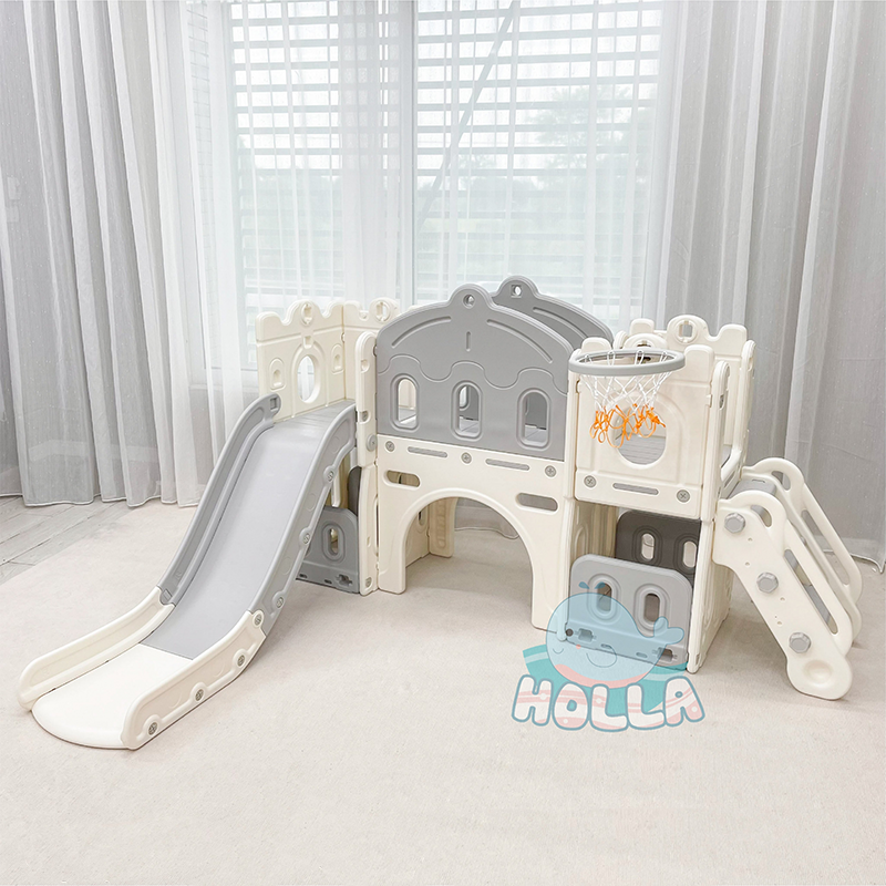 Bộ Cầu Trượt Liên Hoàn Holla HL-10184 Màu Xám